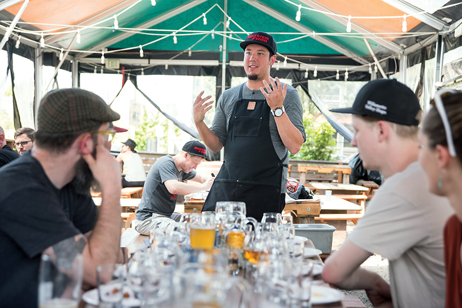 Brewed Food rewrites the rules of culinary fermentation and beer dinners