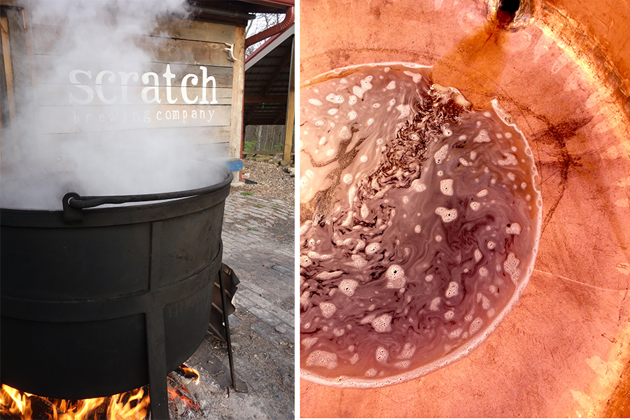 A pair of American breweries turn back the clock with wood-fired kettles