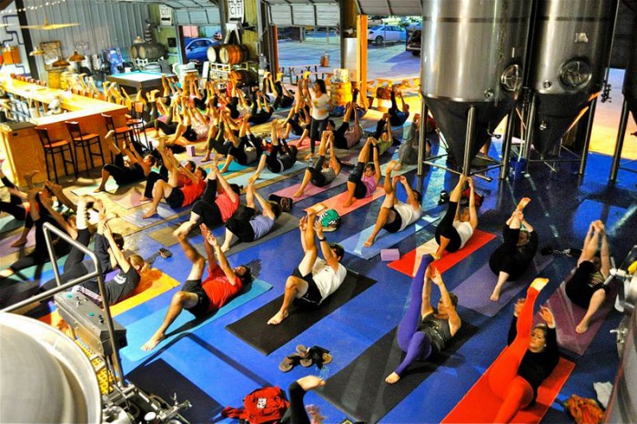 Brewery Yoga