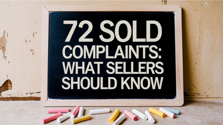 72 sold complaints