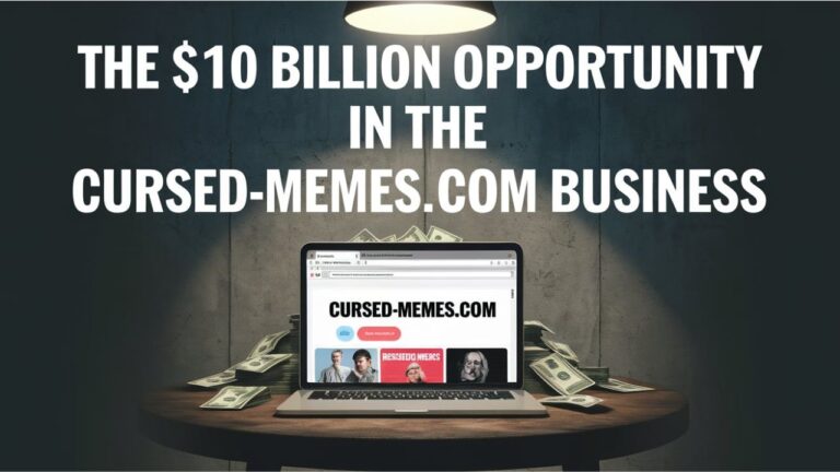 The $10 Billion Opportunity in the Cursed-Memes.com Business