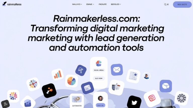 Rainmakerless.com: Transforming Digital Marketing with Lead Generation and Automation Tools