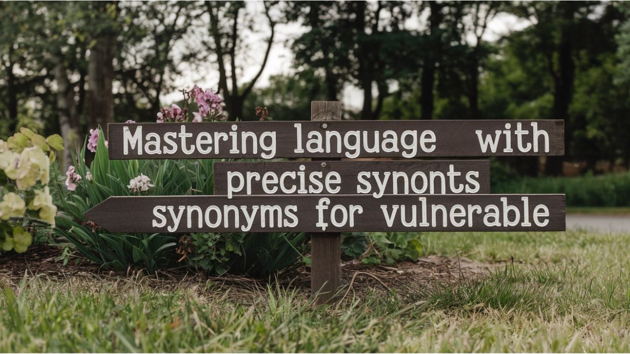 vulnerable synonym