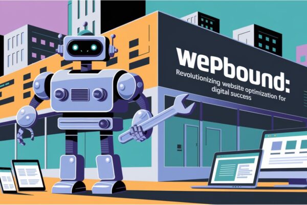 A dynamic website showcasing Wepbound’s features, including analytics, optimization tools, and user-friendly designs.