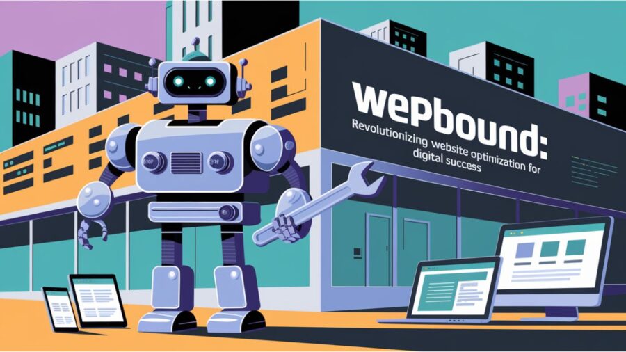 A dynamic website showcasing Wepbound’s features, including analytics, optimization tools, and user-friendly designs.